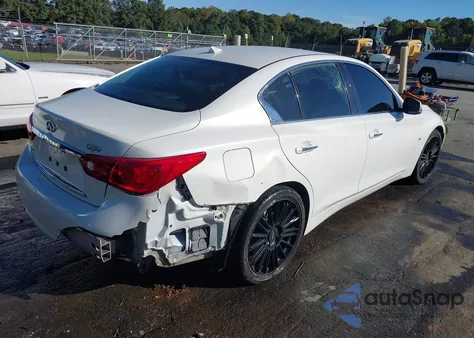 2015 Infiniti Q50 Premium from USA, damaged, VIN JN1BV7AR0FM419552
